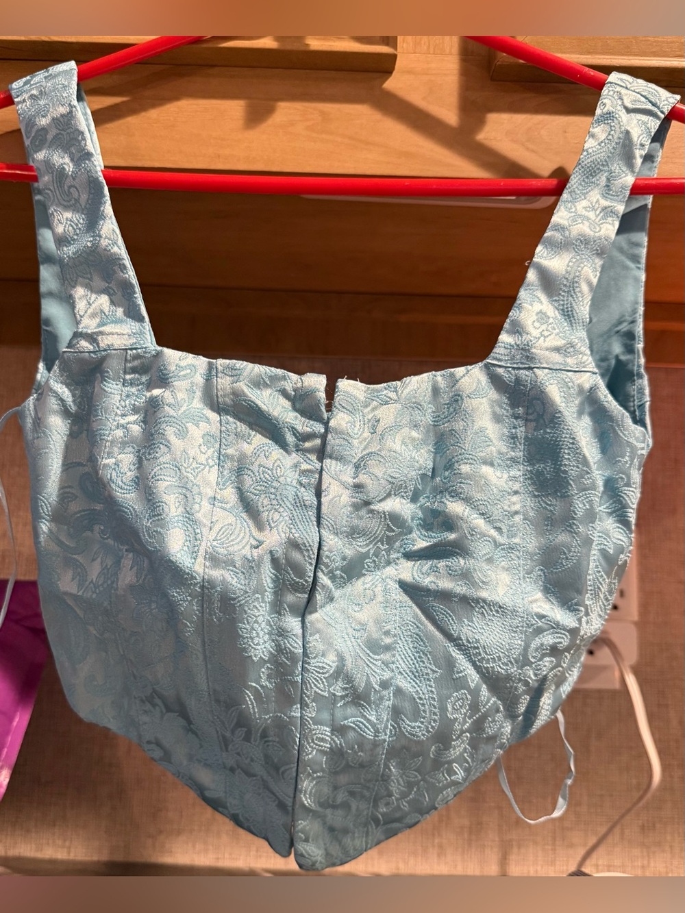 Princess Polly Turquoise Corset Top